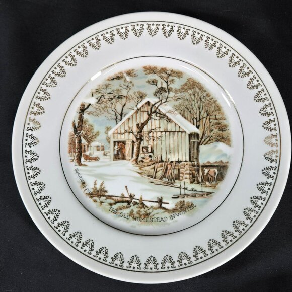 The Roy Thomas Collection 1978 Currier & Ives Winter Scenes Set Of 4 Limited ED - Picture 5 of 12